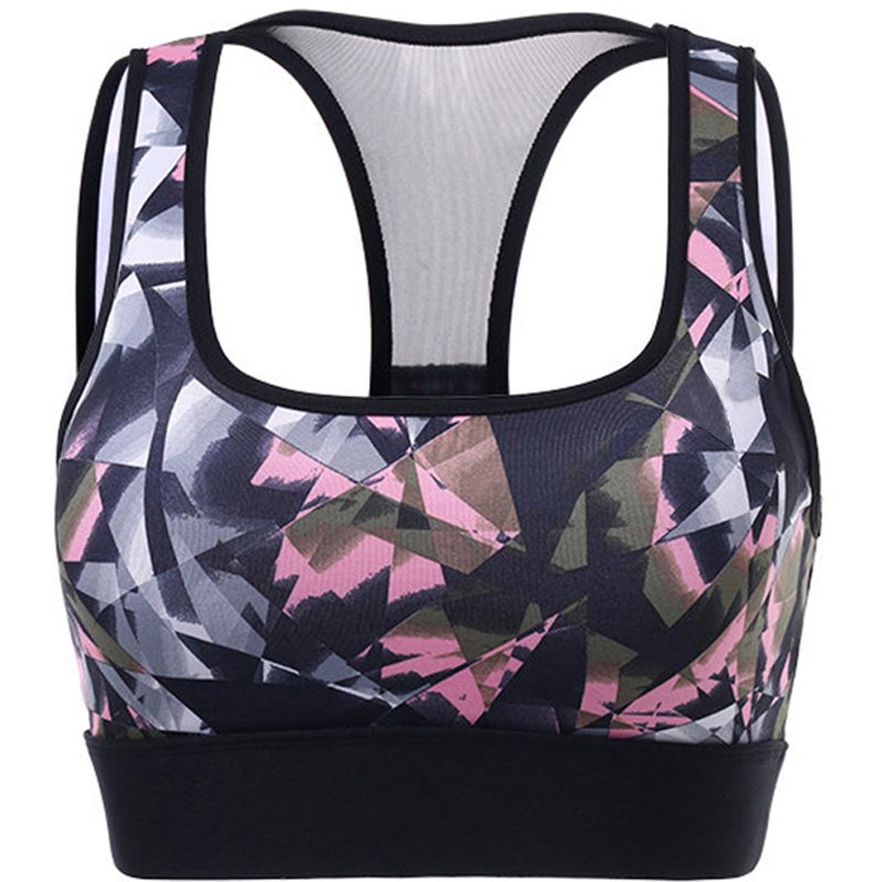 Medium-Impact Athletic Racerback Sports Bra